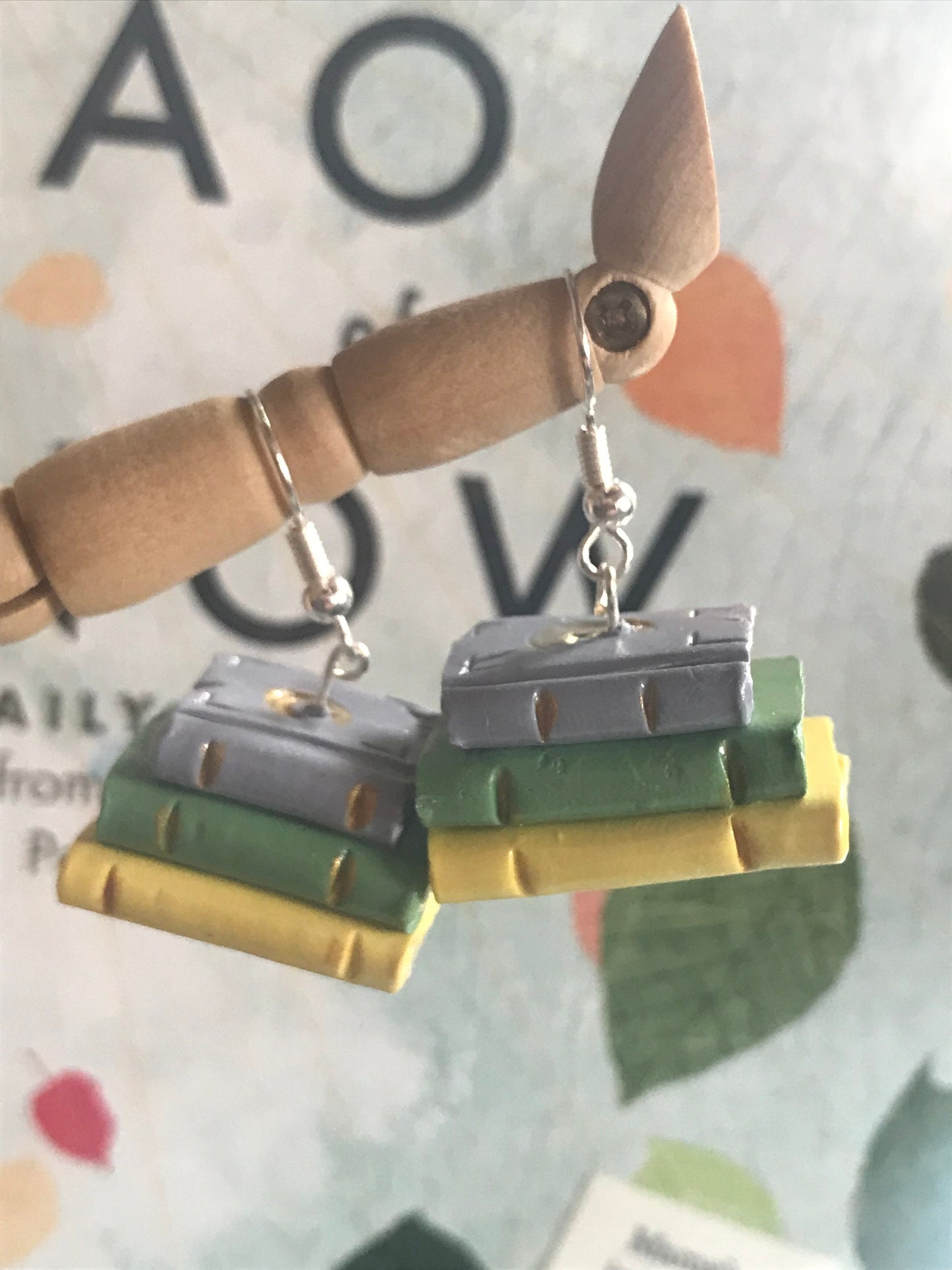 Book Earrings