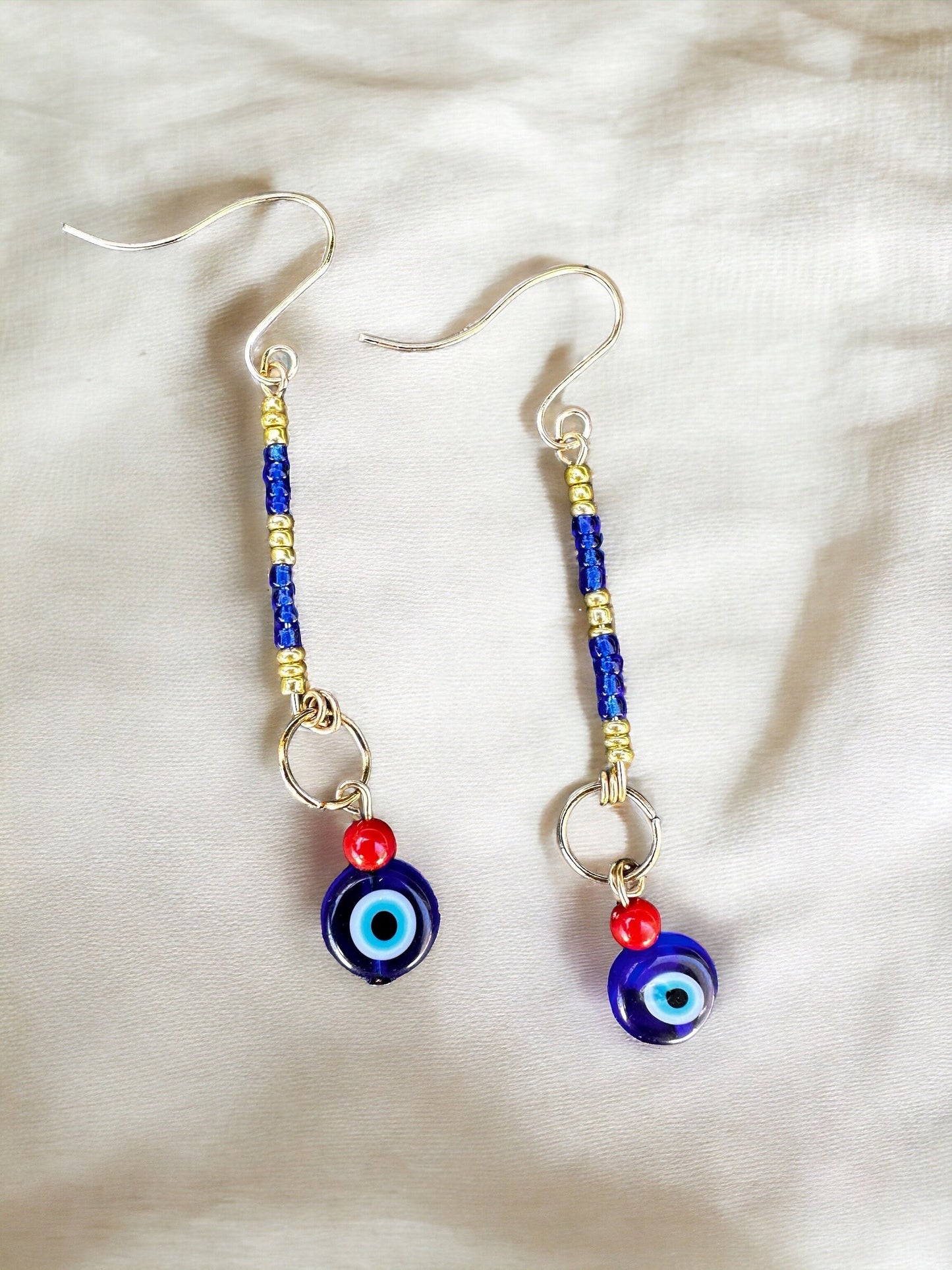 Evil Eye Earrings (long)